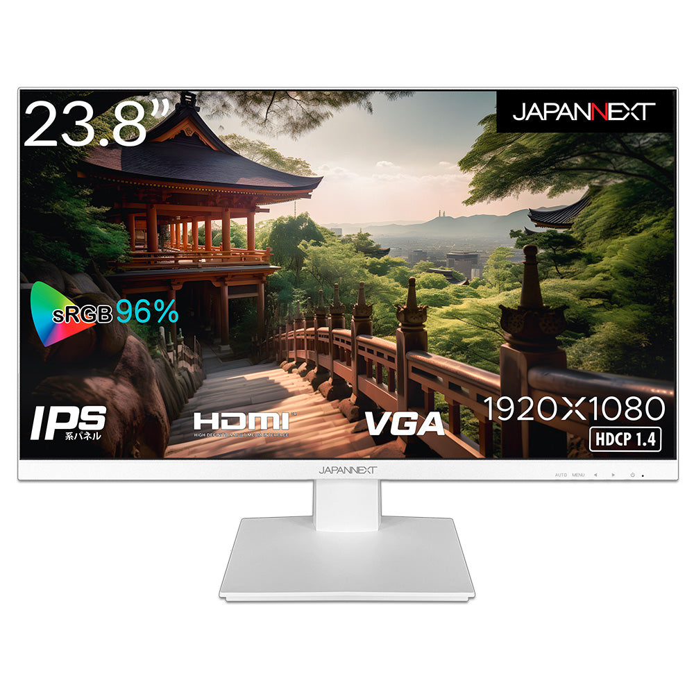JAPANNEXT 23.8インチIPSパネル搭載液晶モニター フルHD液晶モニター