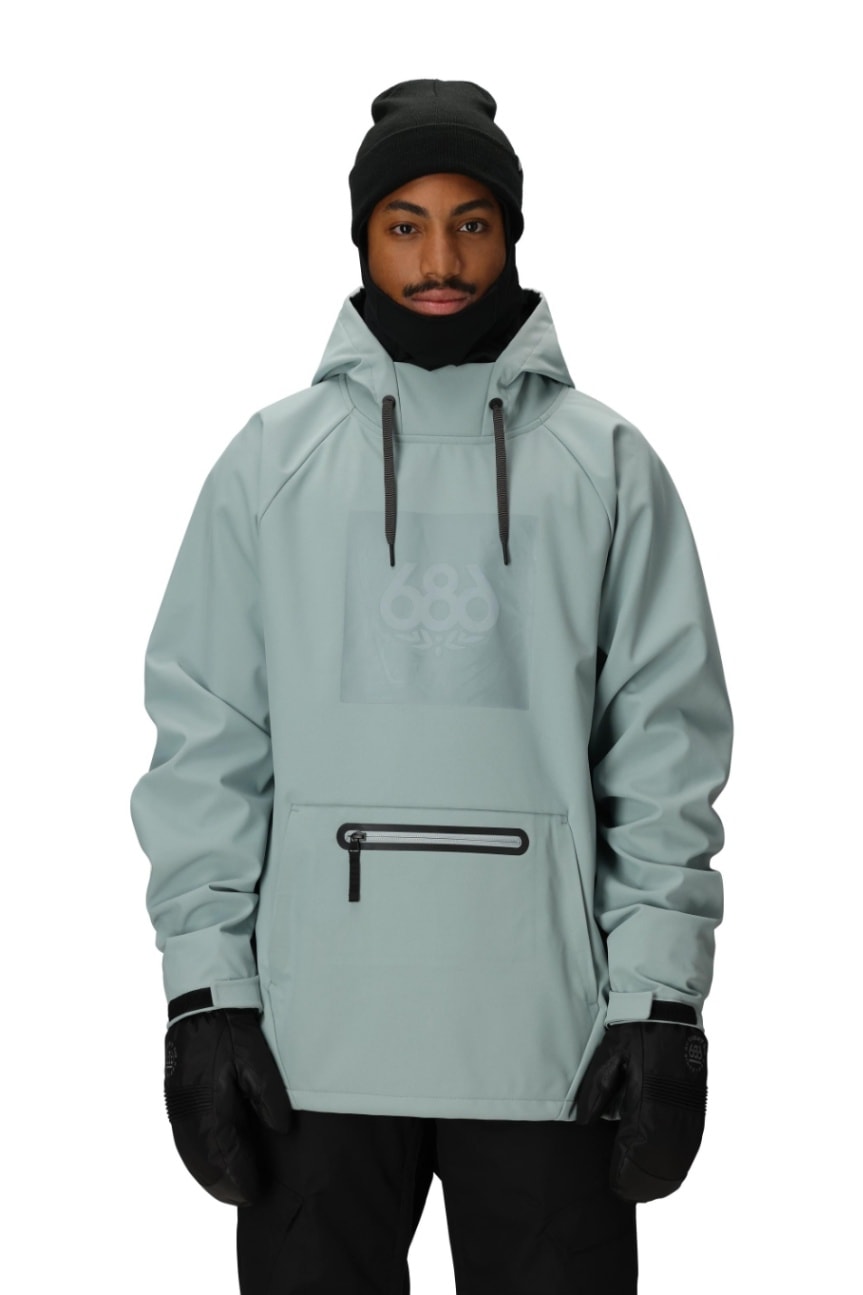 686 ロクハチロク Men's Waterproof Hoody DUSTY MARINE 25-26