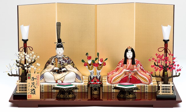 金林 真多呂作 加茂雛 木目込親王飾 ｜雛人形・五月人形なら人形の和光