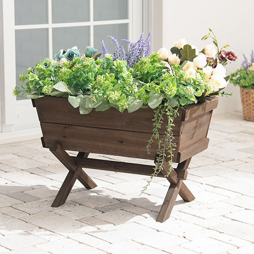 木製プランターボックス ガーデンファニチャー プランター フェンス