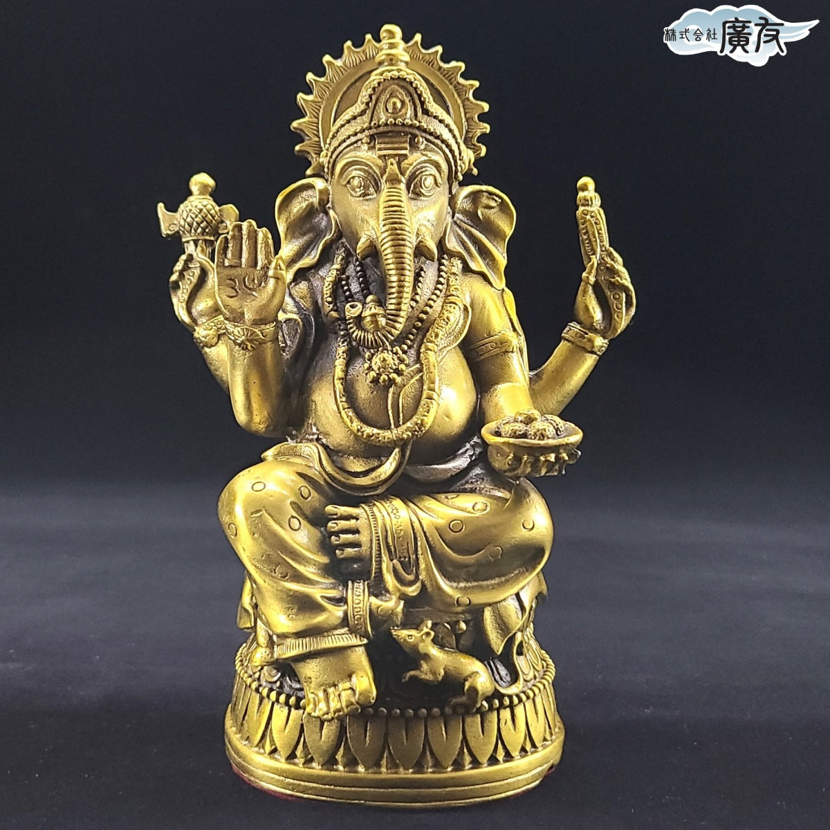 銅製家内安全祈願ガネーシャ – 株式会社廣友オンラインショップ