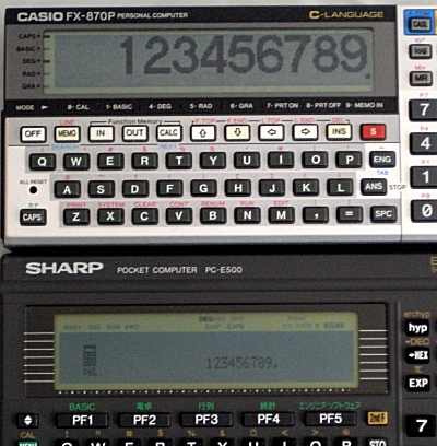 FBF活用法3:ポケコンを「電卓」に変えてしまう”Calc870”