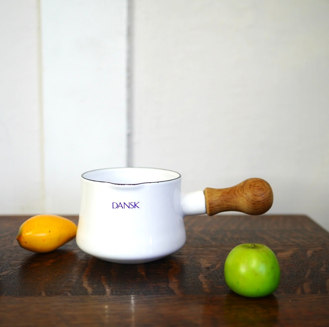 ダンスク / DANSK コペンスタイル ホーロー片手鍋 ミルクパン ホワイト