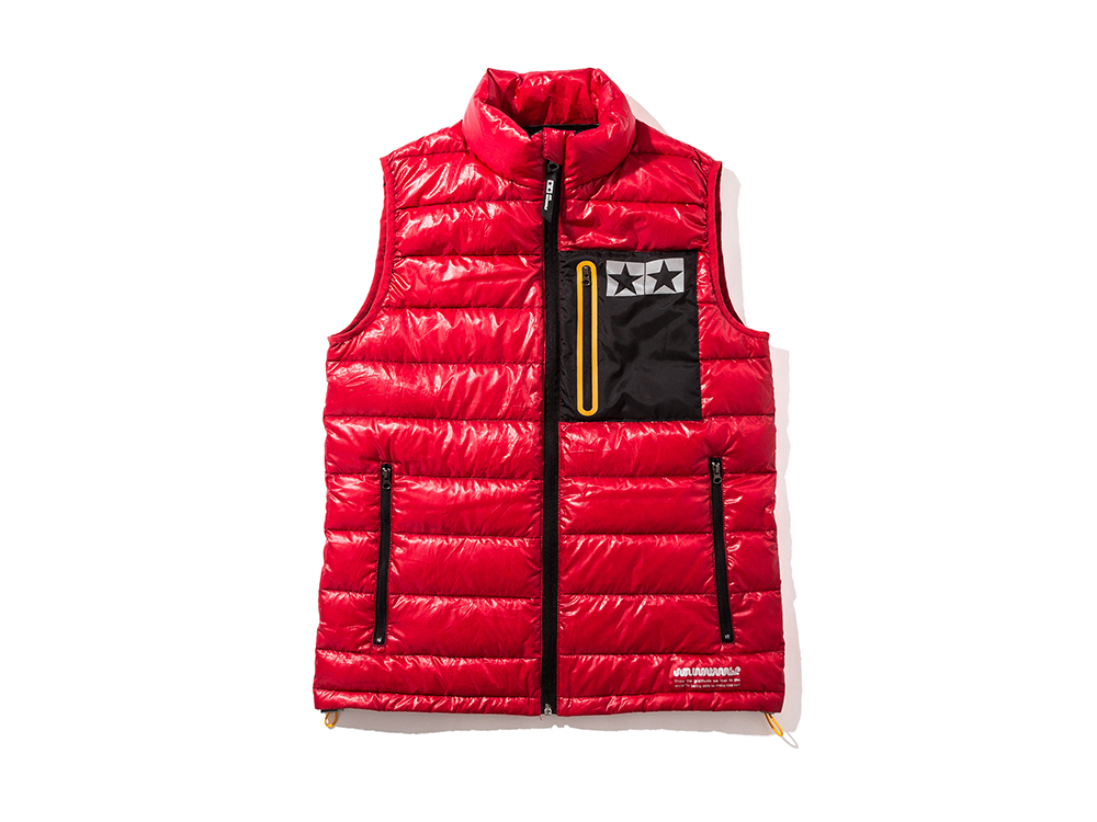 JUN WATANABE タミヤマーク ダウンベスト (バーガンディー)(L