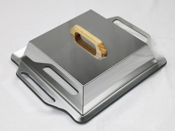 ZEOOR 極厚グリルプレート 蒸し焼き蓋セット