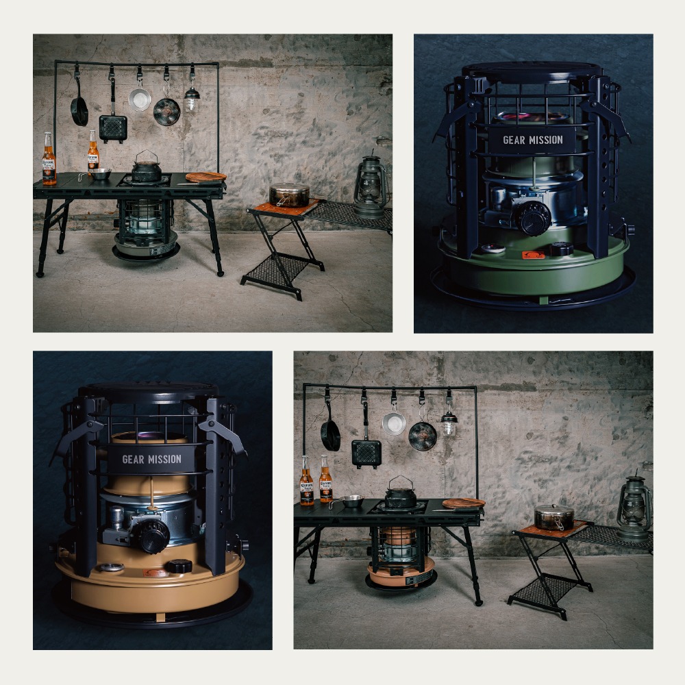 楽天市場】トヨトミ ギアミッション 石油コンロ K3-GM1 オリーブ