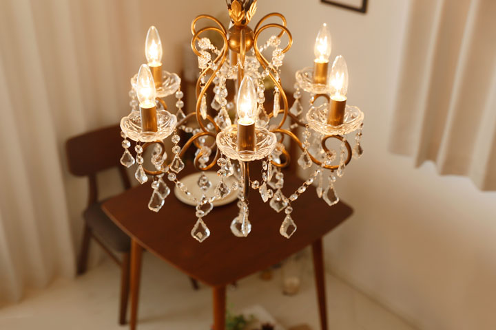 楽天市場】シャンデリア LED 【 Symphony 】 6灯 アイアン