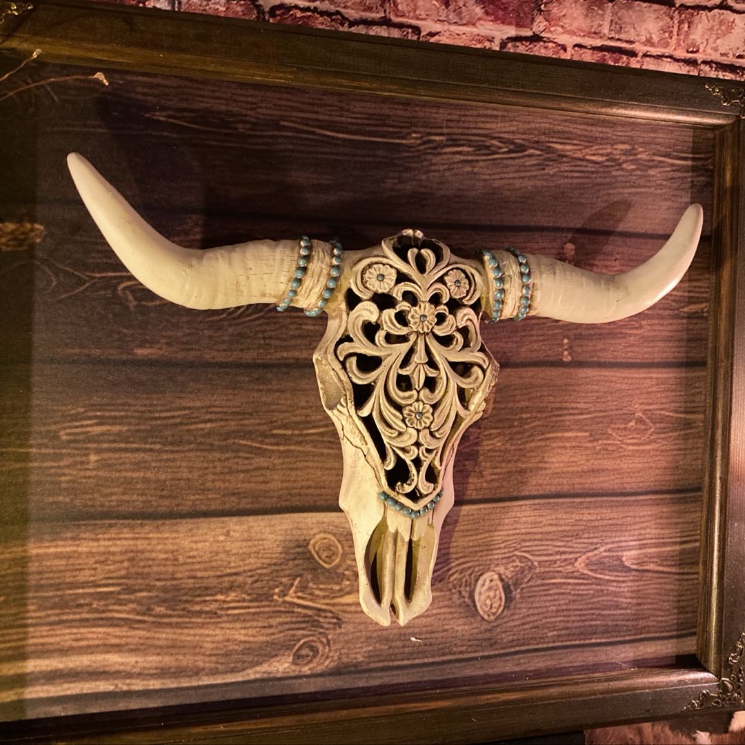 楽天市場】バッファロー スカル インテリアの通販