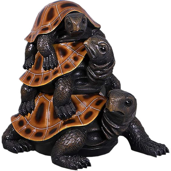 楽天市場】FRPアニマルオブジェ 親ガメ・子ガメ・孫ガメ置物 動物 亀