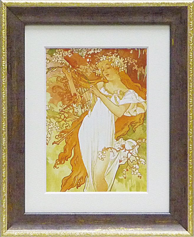 楽天市場】【スーパーSALE10％OFF】絵画 ゆうパケット アルフォンス