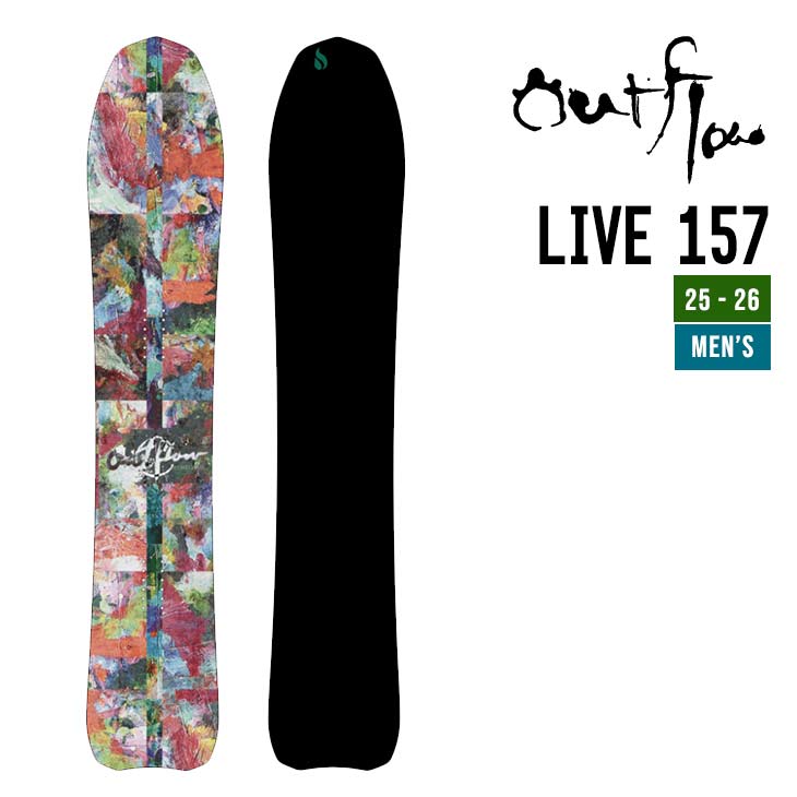 楽天市場】OUTFLOW アウトフロー 24-25 BIG FREE 158 ビッグ フリー
