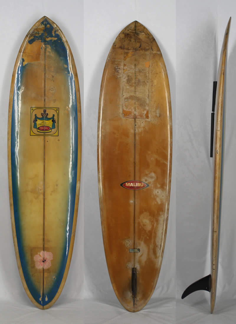 サーフボード　ヴィンテージ　40年物 HOBIE SURFBOARDS-1960年台初頭製 Vintage 9'5” - HOBIE SURFBOARDS