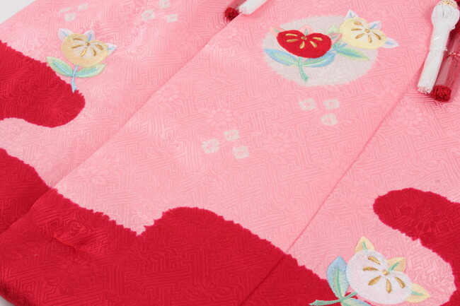 楽天市場】【3/4 20時〜☆20%OFF】3歳 被布コート ピンク地×赤/橘文