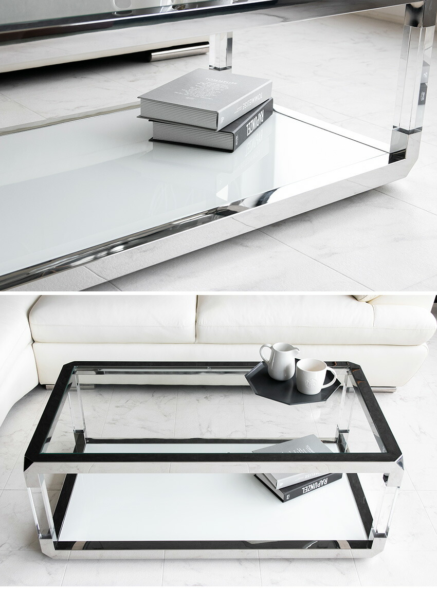 楽天市場】【送料無料】 センターテーブル ガラステーブル ガラス製