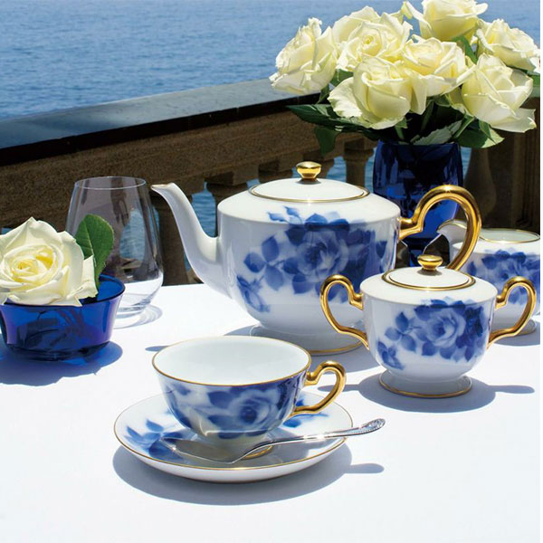 楽天市場】【大倉陶園】ブルーローズ（8011） ティーポット（大） 大切