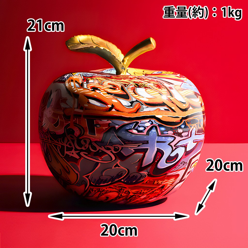 econeco エコネコ絵子猫 リンゴクッション ハンドメイドApple econeco