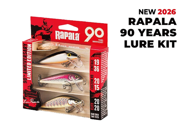 ラパラ：ラパラ90周年を記念した特別セット『90周年記念ルアーキット