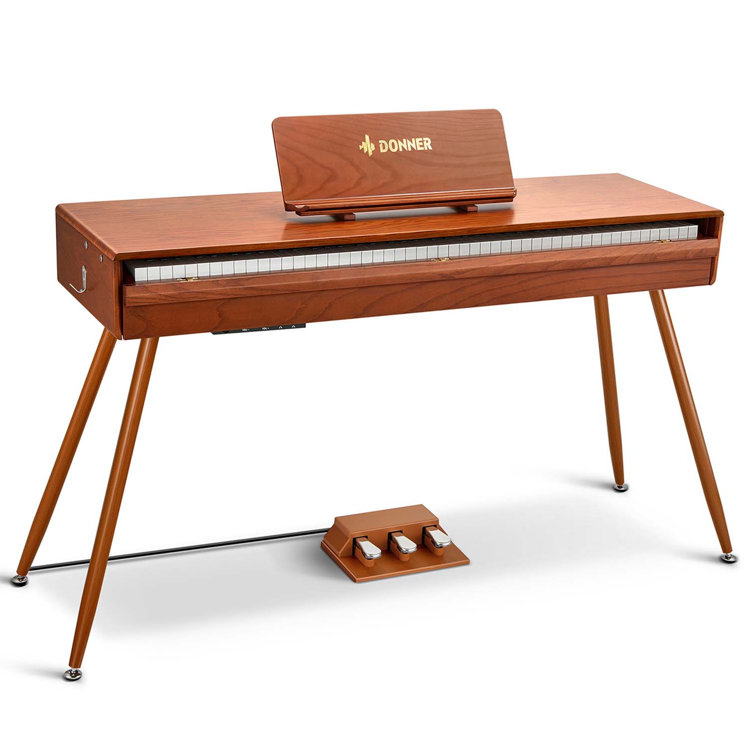 DDP-80 PRO Solid Wood Weighted Digital Piano Desk Drawer Design Donner