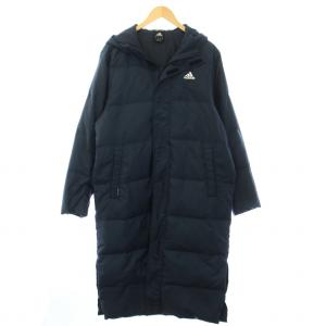 ダウンコート ベンチコート ロング ダブルジップ キルティング ダブル