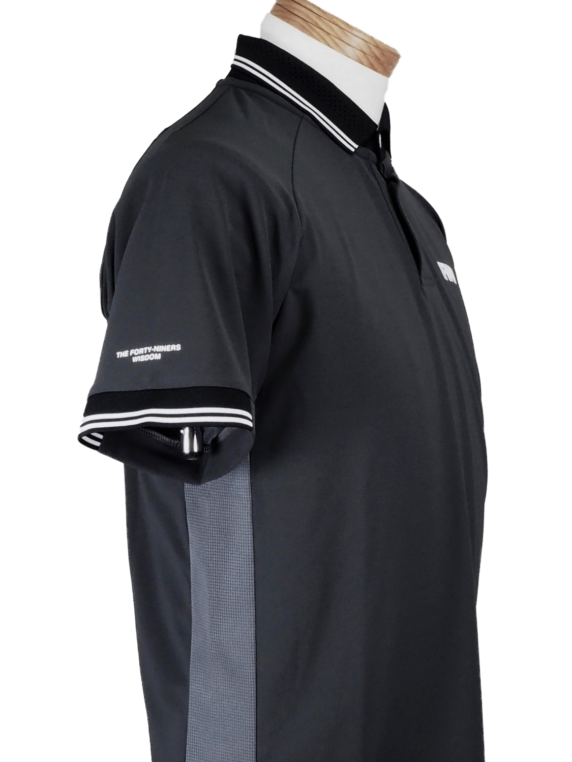 TFW49 - LINE SLEEVE POLO | ポロシャツ | チャコール×チャコール