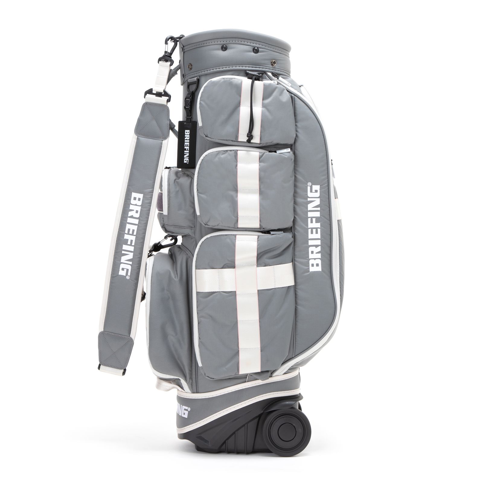 BRIEFING GOLF - CR-6 CASTER | キャディバッグ | ライトグレー | ユニ