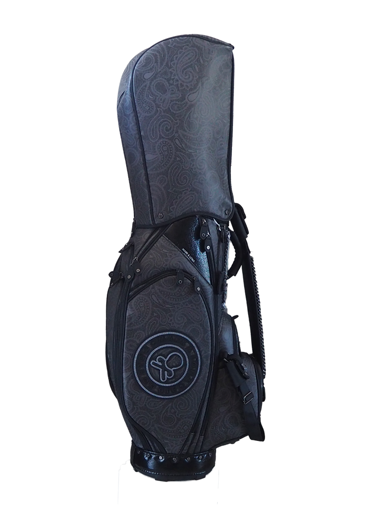 MARK&LONA - Mirage Paisley Caddy Bag | キャディバッグ | ブラック