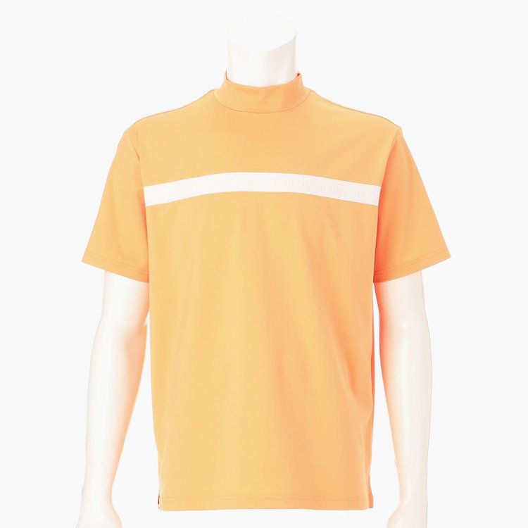 BRIEFING GOLF - MENS SLEEVE LOGO HIGH NECK RELAXED FIT