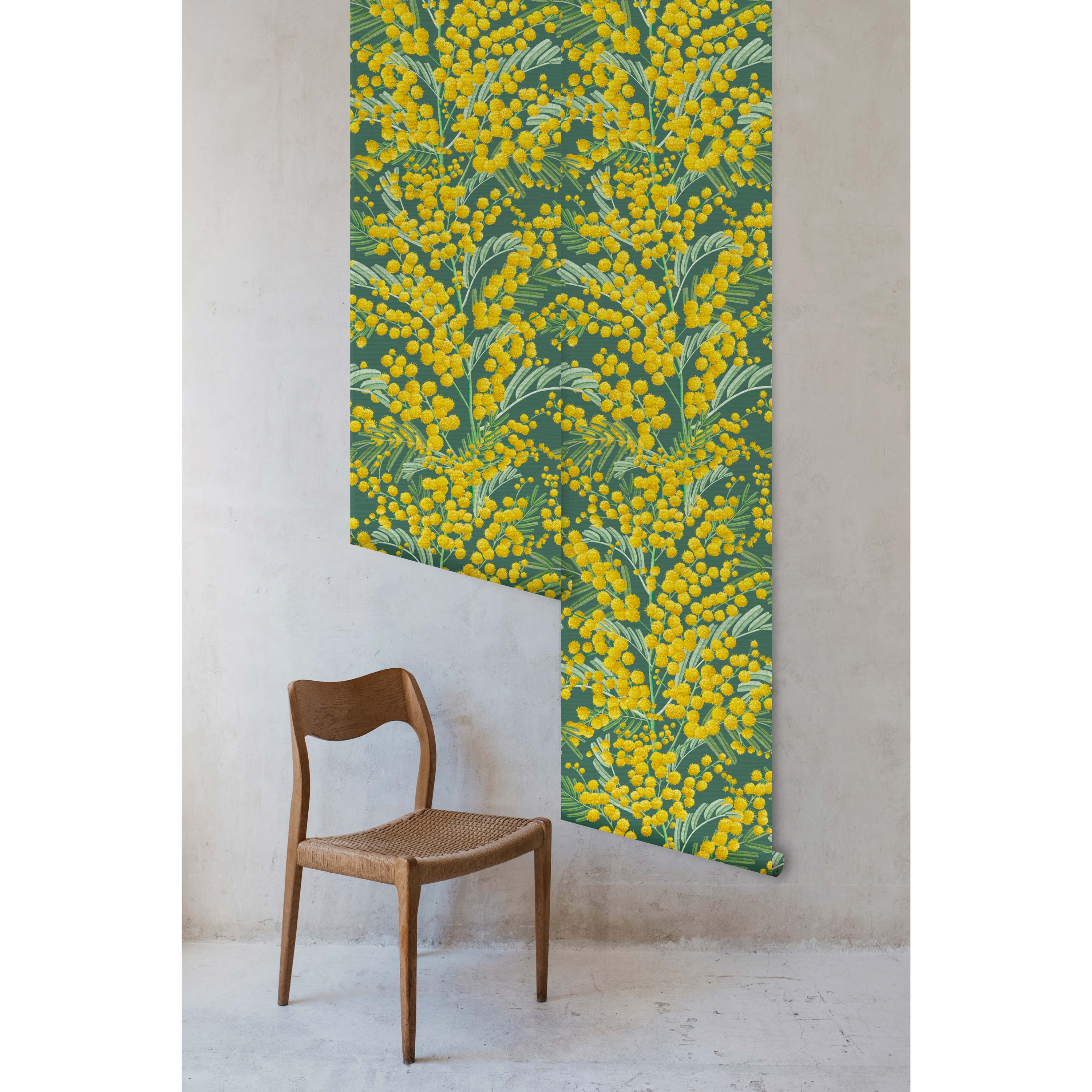 限定数】Save the date projects / Papel de pared Mimosas ミモザ