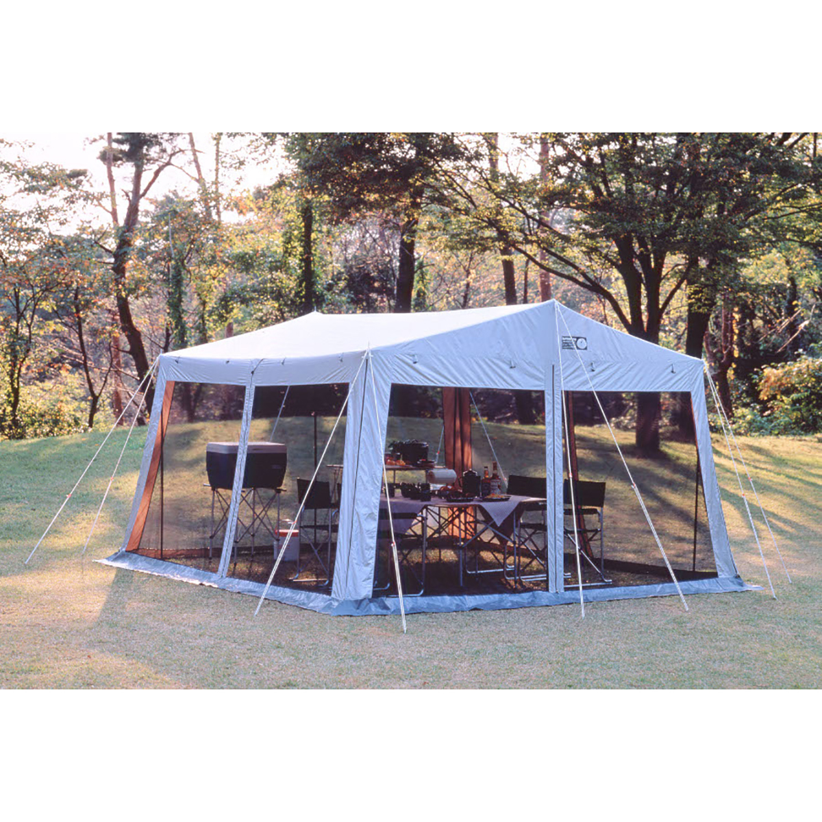 メッシュタープで虫除け対策 日除け・雨除けだけじゃないタープの