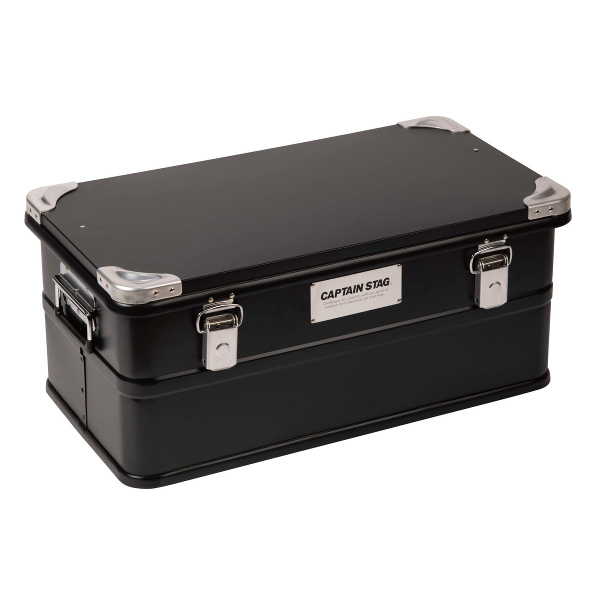 ブラック アルミコンテナボックス 50L - アウトドア・キャンプ用品