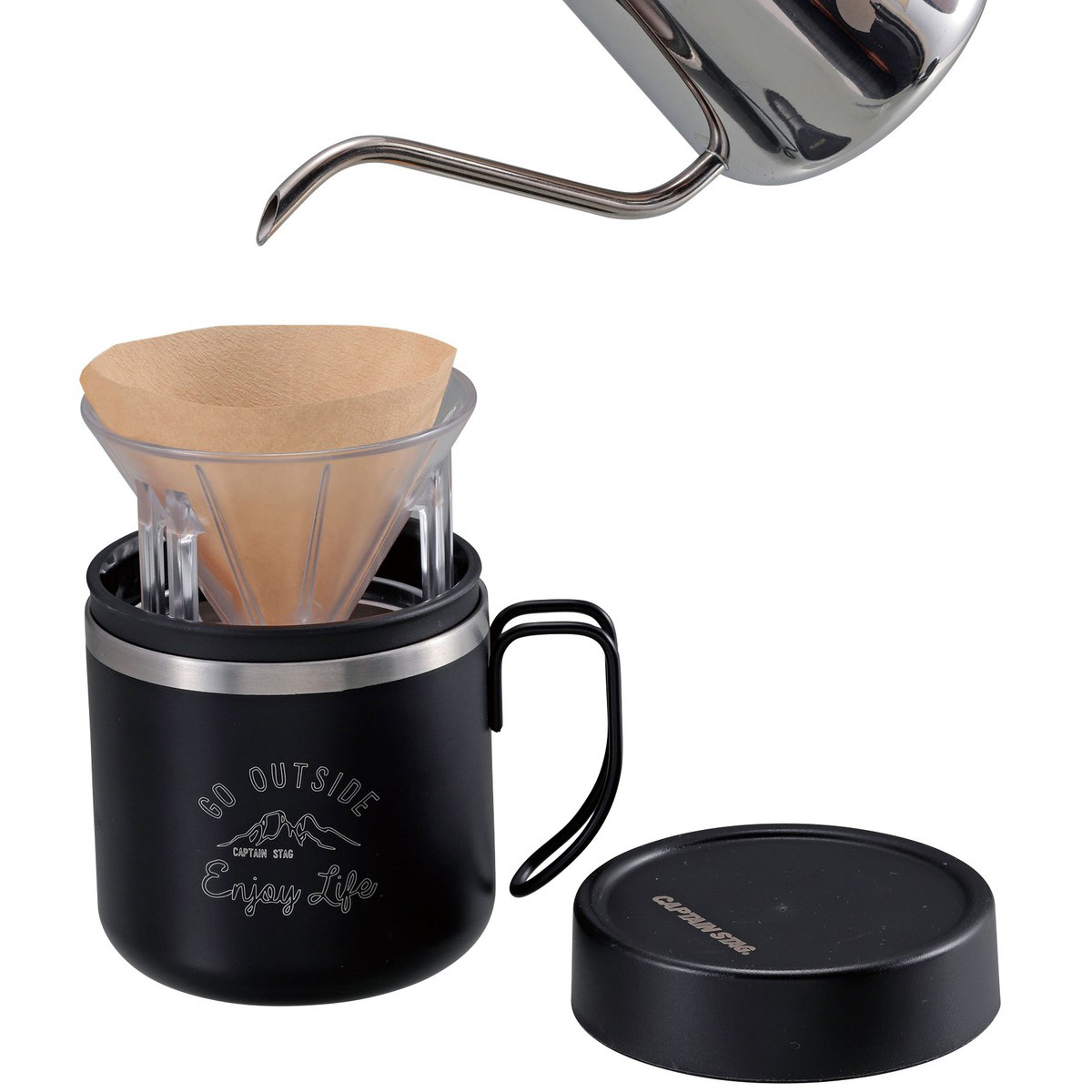 フタ付ポップアップドリッパー - アウトドア・キャンプ用品