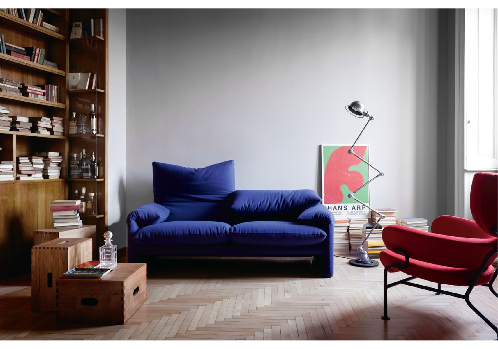 Cassina（カッシーナ）675-2PW MARALUNGAマラルンガソファ 2人掛ワイド