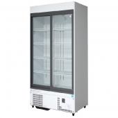 フクシマ MSU-120GHWSR|スライド扉 奥行450|リーチイン冷蔵ショー