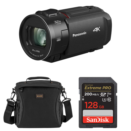 Panasonic HC-VX3 4K UHD Camcorder, Bundle with Included Value