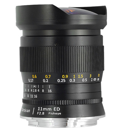 TTArtisan 11mm f/2.8 Fisheye Lens for Canon RF A07B