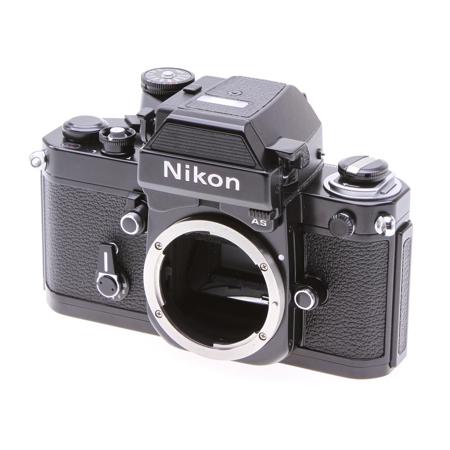 USED Nikon F2 AS Photomic Black Camera w/DP-12 finder