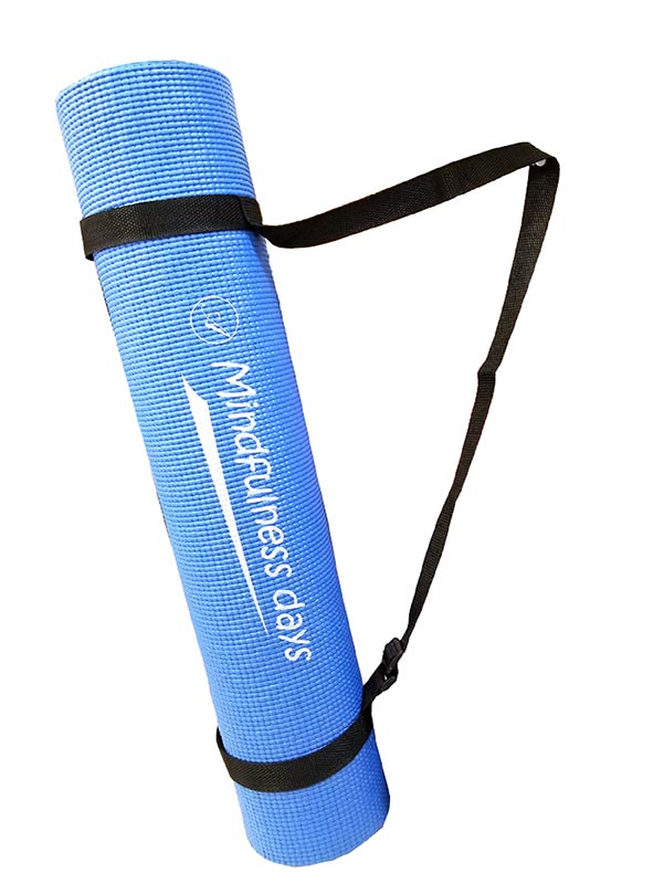 角度付き開脚ヨガマット ブルー | 商品紹介 | マインドフルネスdays