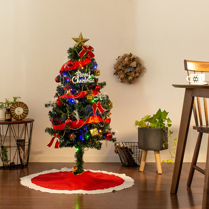 クリスマスツリーセット 180cmタイプ オーナメント付き | 家具