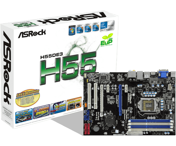 ASRock H55DE3, CPU, RAM16GB, GPU 4GB セット ASRock > H55DE3