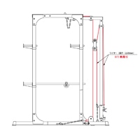 TM200BK ハードパワーラック3用ラットオプション ワイヤー