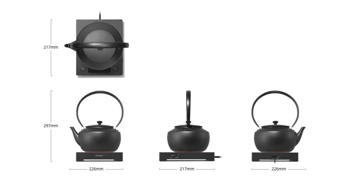 スペック | MoonKettle | BALMUDA（バルミューダ）公式サイト