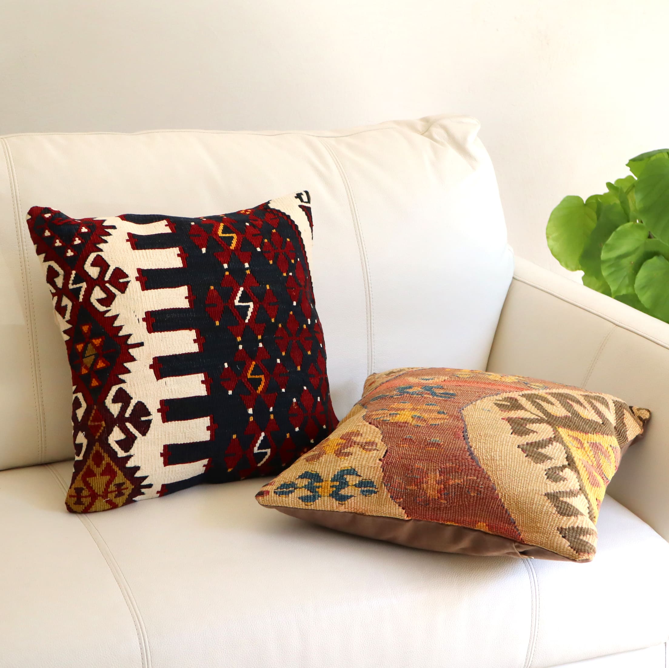 オールドキリム クッションカバー40cmサイズ Old Kilim Cushion <br