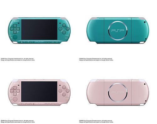 PSP-3000の新色“Turquoise Green”と“Blossom Pink”が発表 | Game*Spark