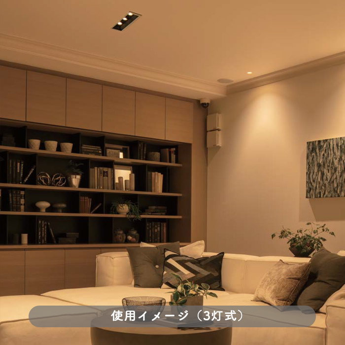 ユニバーサルダウンライト LED 60W x 2灯相当 | マットブラック｜照明