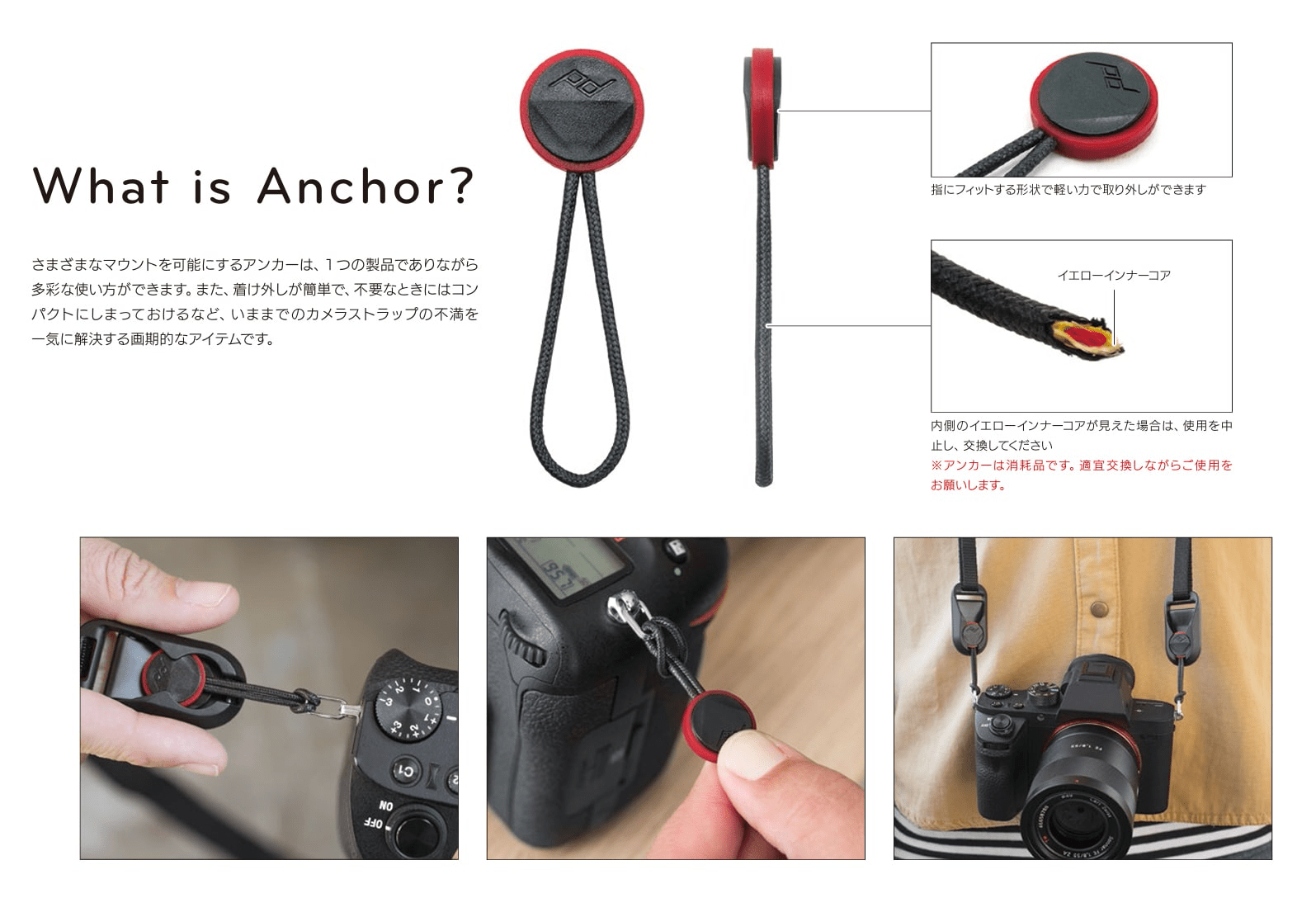 Peak Design(ピークデザイン) アンカー リンクス / AL-4: バッグ