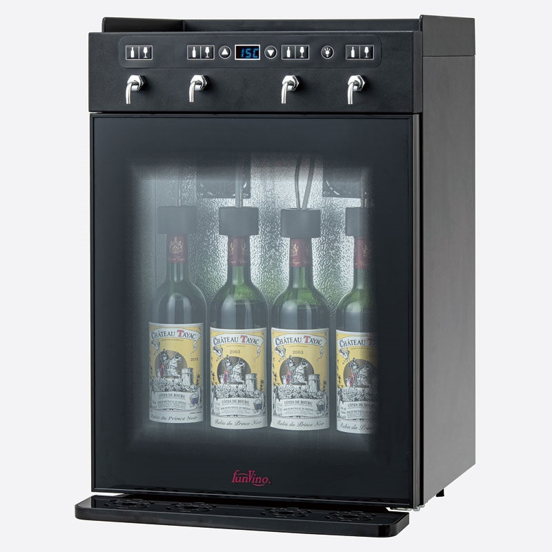 ファンヴィーノ ワイン Sakeサーバー4本用(SC-4B) ブラック/ワインも
