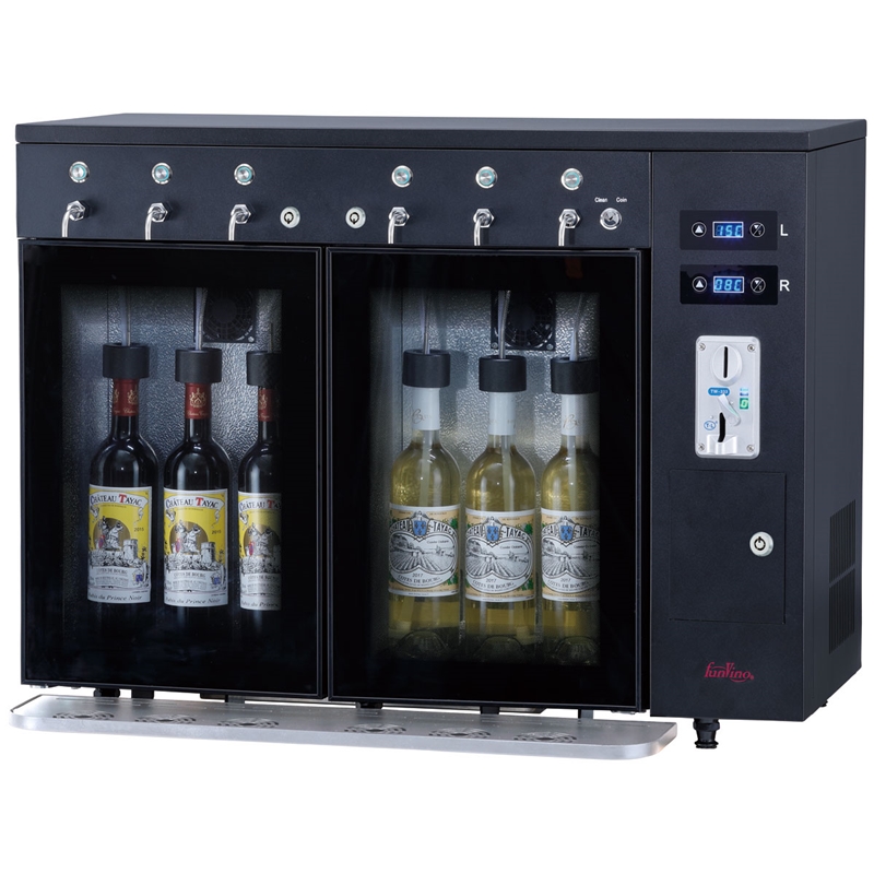 ファンヴィーノ コイン式ワインSakeサーバー 6本用 (SC-6T)/ワインも