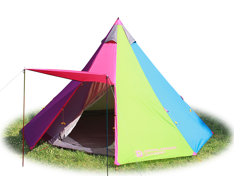 販売終了】レインボーワンポールテント T8-444 - DOD（ディーオー