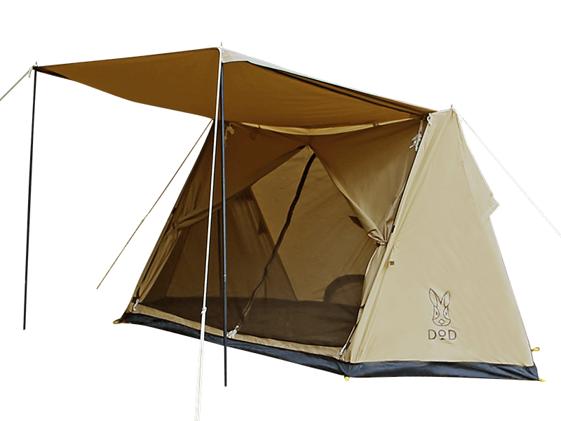 販売終了】パップフーテント（タン） T2-540-TN - DOD（ディーオー