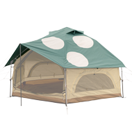 キノコテント（レッド） T4-610-RD - DOD（ディーオーディー）【公式